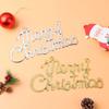 Creative DIY Party Supplies Merry Christmas Pendant Xmas Tree Decor English Letter Hanging Ornament