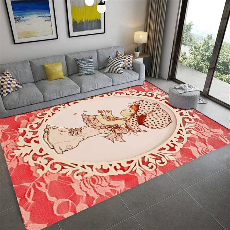 2025 New Sarah Kay Carpet Rug for Living Room Bedroom Home Sofa Decoration,Kids play Non-slip Floor Mat143
