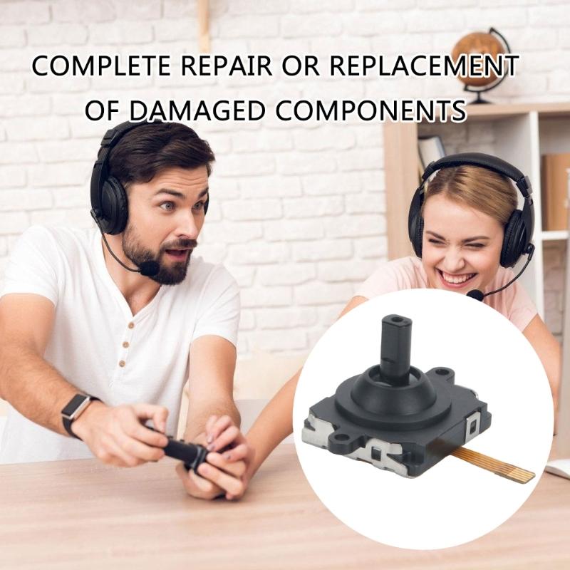 1PC Joystick Replacement for 3 Controller, Joystick Analog Thumb Stick Repair Kit for 3 Accessories