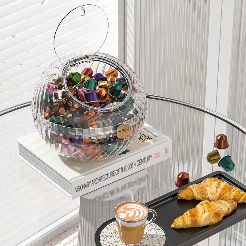 Luxurious Tea & Coffee Capsule Storage Rack