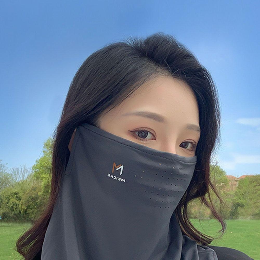 Шарфы Ice Silk Mask Защита глаз Защита от ультрафиолета Тонкая вуаль Солнцезащитный крем для лица Рыбалка