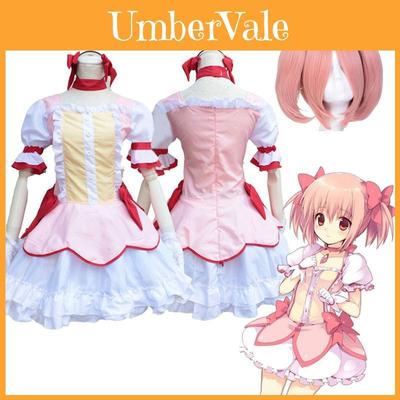 Мадока Канамэ Puella Magi Madoka Magica Косплей Костюм Элегантный Набор Платья Горничной