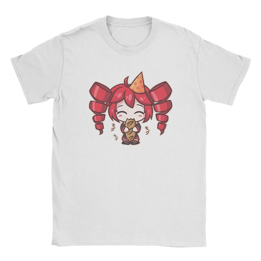 Unisex Unisexs Kasane Teto Cartoon Anime T Shirt Virtual Idols 100 Cotton Tops Unique Short Sleeve Crew Neck Tees Gift Tshirt