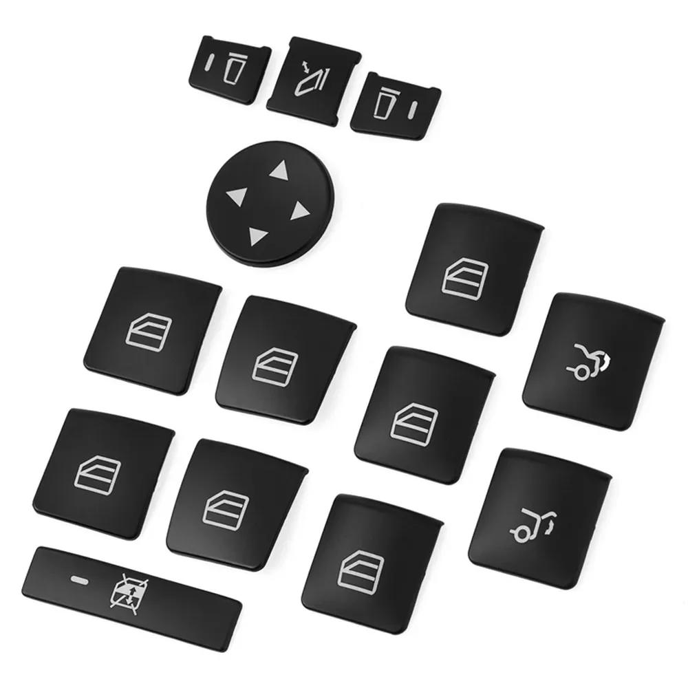Car Window Switch Button Frame Cover Sticker For Mercedes Benz A B C E GLE GLA CLA GLK A180 A250 B180 B250 E200 E350 GLE350