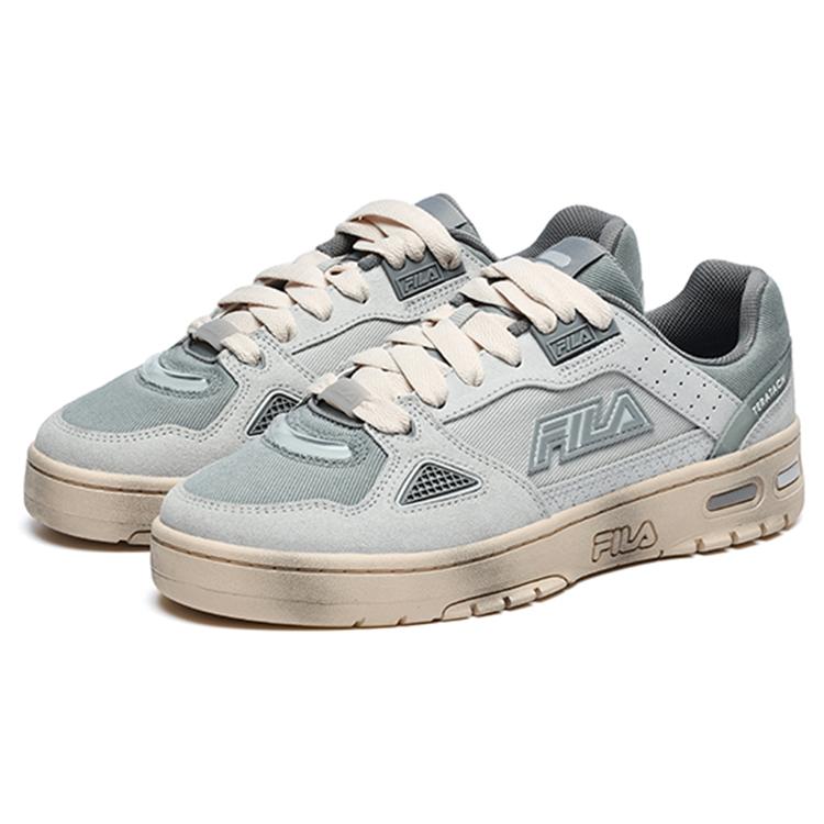 FILA FUSION Teratach Low Skate Shoes 'Grey' (Unisex) Vintage Basketball Shoes T12M233204FLW