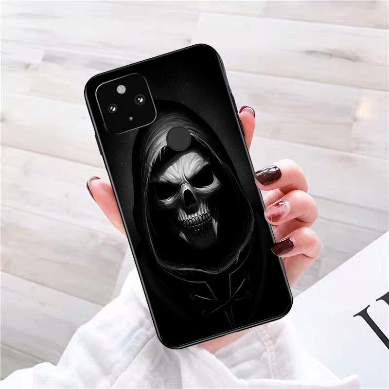 Чехол для телефона с костями черепа для Google Pixel 7 Pro 7 6A 6 Pro 5A 4A 3A Pixel 4 XL Pixel 5 6 4 3 XL 3A XL 2 XL