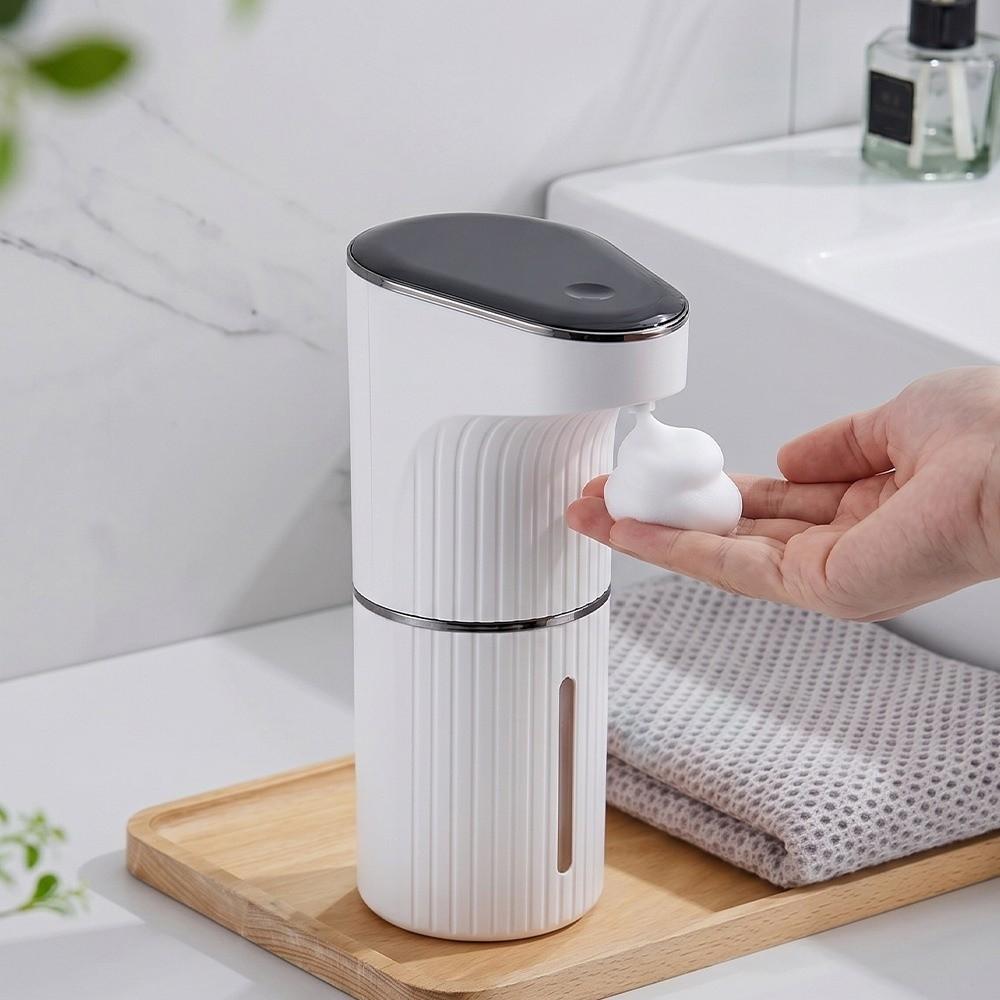 USB Rechargeable Hand Sanitizer Dispenser 350ml Capacity Hand Cleaning Washing Machine Bathrooms