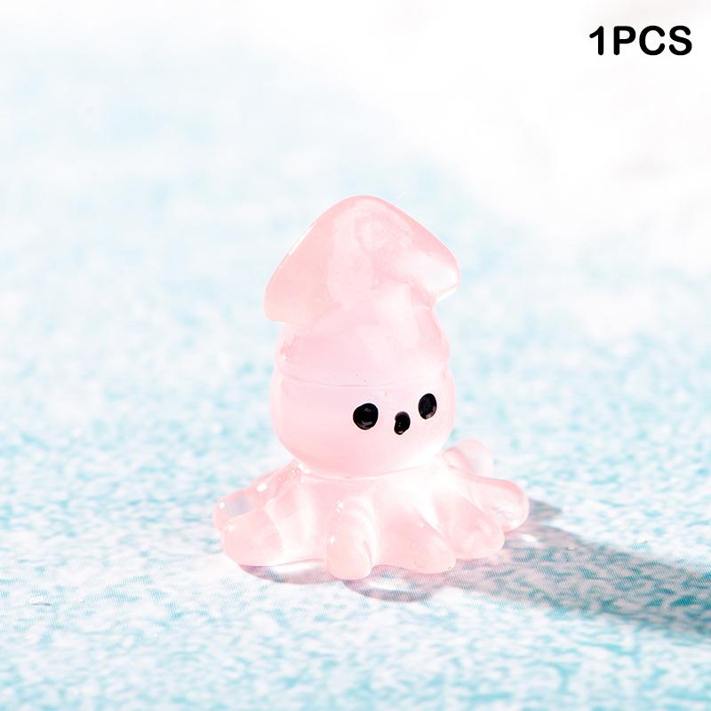 Мультяшный светящийся орнамент мини-светящийся кулон в виде животного микро-сада ландшафтные украшения своими руками игрушки украшения для аквариума