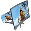 12-дюймовая 3D-изогнутая экранная лупа для телефона и многофункциональная настольная подставка
