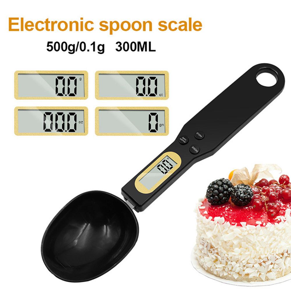Digital Spoon Scale for Kitchen 500g/ 0.1g High Precision Portable Electronic Mini Scales LCD