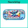 Двухслойный пенал Stitch для детей с полиэстером для хранения школьных принадлежностей