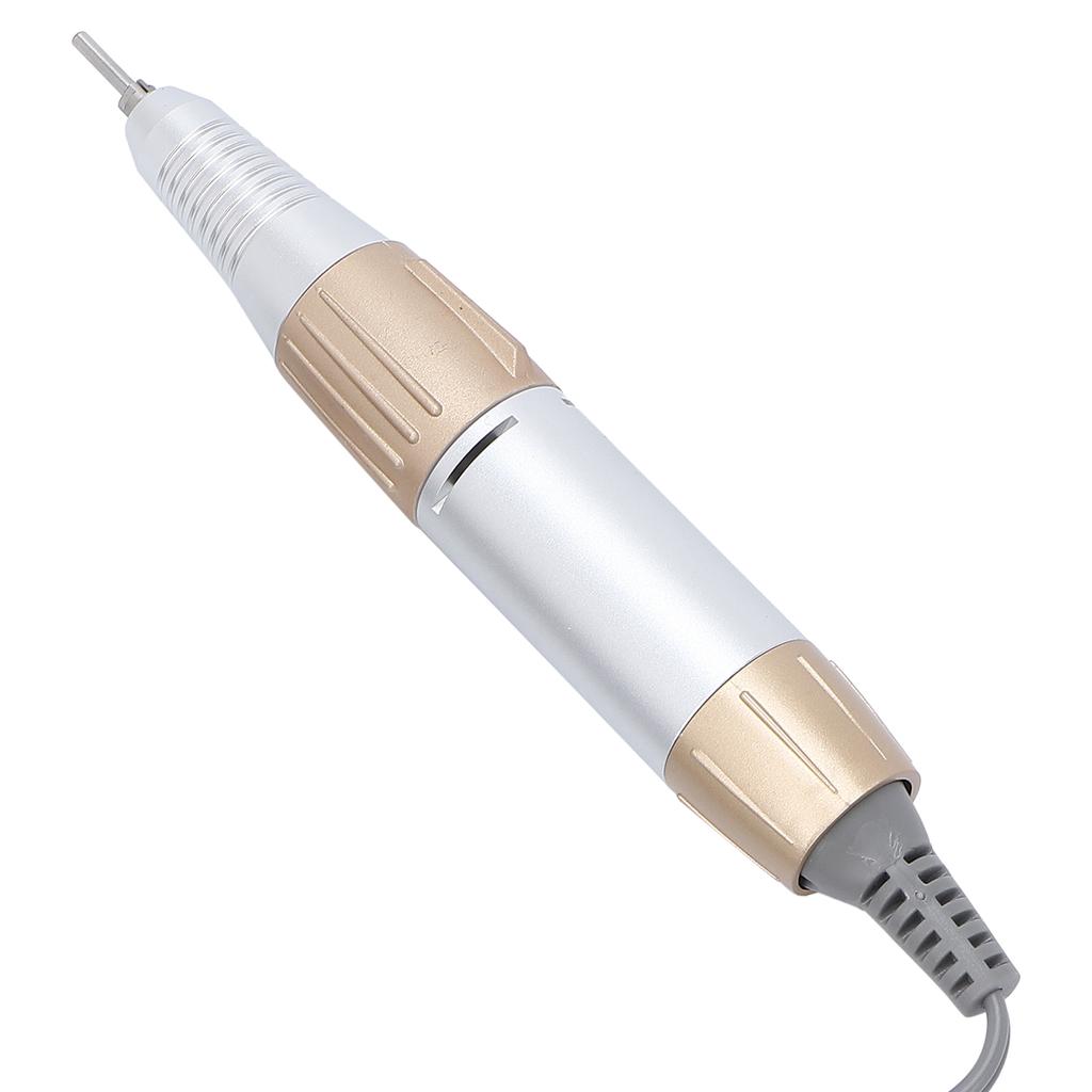 Электрическая дрель для ногтей Ручка для дрели с низким уровнем шума и низким нагревом Аксессуар для дрели для ногтей Золотой
