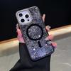 Стильный и классный чехол для мобильного телефона Apple 16 iPhone15promax магнитный блестящий с жидким песком противоударный защитный чехол