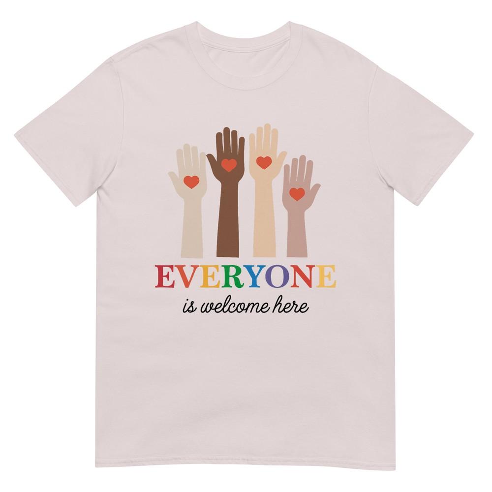 Everyone Is Welcome Here Idaho Teacher TShirt