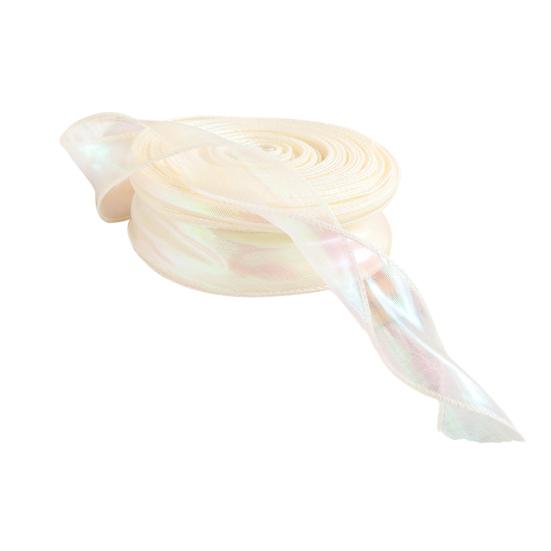 Прозрачная тюлевая лента 3,8 ярда Декоративная лента для рукоделия Радужная тюлевая лента в рулоне для цветов, свадебных приглашений, подарочной упаковки