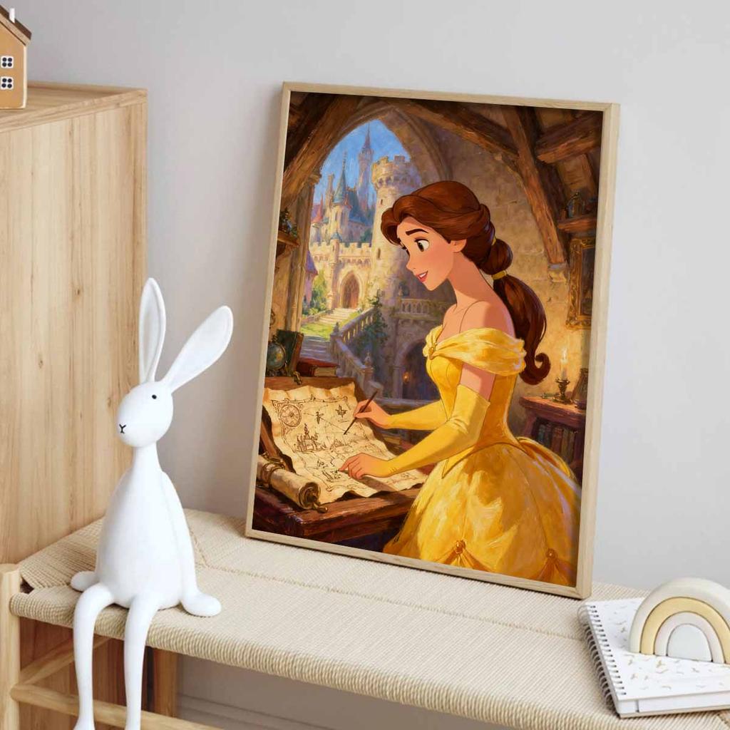 Набор для алмазной мозаики Disney полный бриллиант 5D Карта замка Белль искусство домашний декор креативные поделки