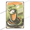 Coffee Vintage Signs Tin Metal  Art Iron Painting Decoration Cafe Pub Club Bar Retro Poster Wall Stickers Home Decor 20x30cm
