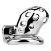Stainless Steel Mesh Chastity Cage with Belt and Catheter Options, Male BDSM Sex Toy Adult Product Penis Chastity Device for Men