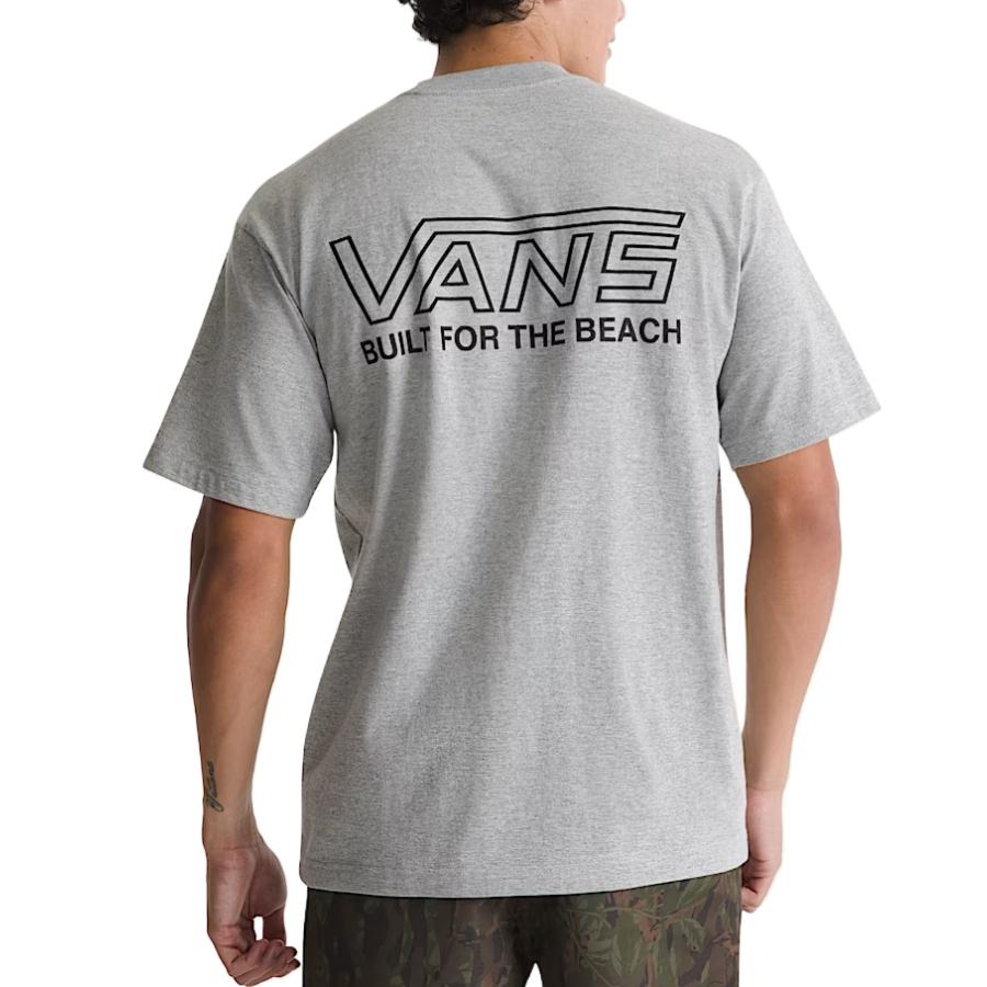 Vans Однотонная мягкая футболка с круглым вырезом и коротким рукавом Мужские топы VN000SR3ATH