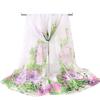 Chiffon Scarf for Women In Summer Ethnic Style New Style Gauze Scarf Korean Version for Women Versatile Sun Protection Shawl