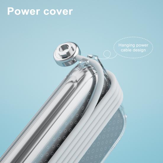 Держатель батареи Портативный чехол для батареи с карабином Ударопрочный защитный чехол для гарнитуры Apple Power Bank Держатель для кабеля питания Чехол