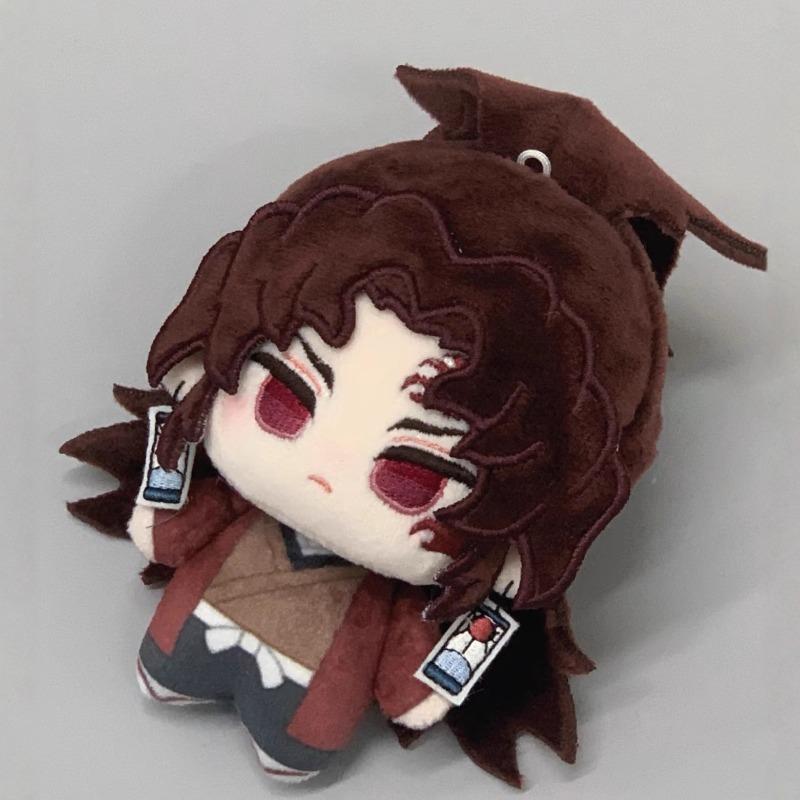 Demon Slayer Plush Tanjiro Giyuu Rengoku Yoriichi Mini Cotton Anime Character Stuffed Keychain Pendant Fans Backpack Decor Birthday Collectible Gift