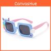 Детские поляризационные солнцезащитные очки с единорогом UV400 для защиты от солнца, повседневная одежда для детей