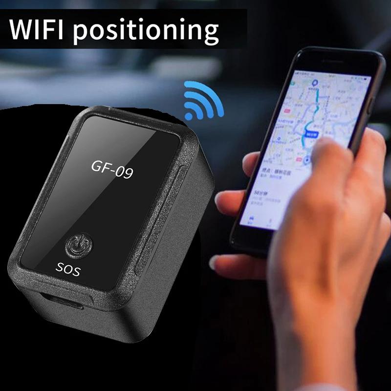 GF-09 Мини GPS Трекер Устройство Отслеживание В Реальном Времени Локатор GPS Автомобиль Старое Приложение Дистанционное Управление Отслеживание Удаленная Запись Поддержка TF Карта