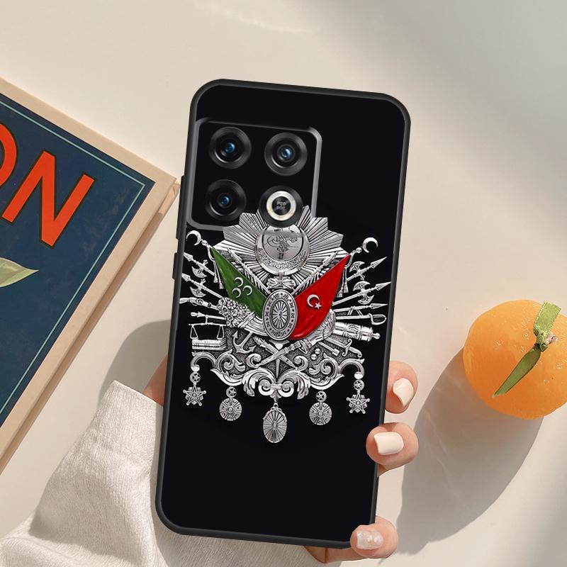 Чехол-визитница с гербом Османской империи для OnePlus 12R 13R 13T 10R 15 13 12 11 10T 8T Nord CE 4 3 2 Lite N20 N30 Nord 5