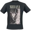 Фото Футболка Nirvana Мужская Женская Винтажная Металл Рок-группа Графическая Футболка 100% Хлопок Летняя Уличная Одежда Топ