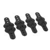 4pcs Steering Wheel Cover Massager Steering Wheel Center Marker Massage Grip Anti Slip Silicone Car Interior
