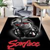 1 шт. Коврик для офисного кресла Scarface, Мягкий, Удобный, Всесезонный, Идеально подходит для дома, спальни или офисного декора, Идеальный подарок для