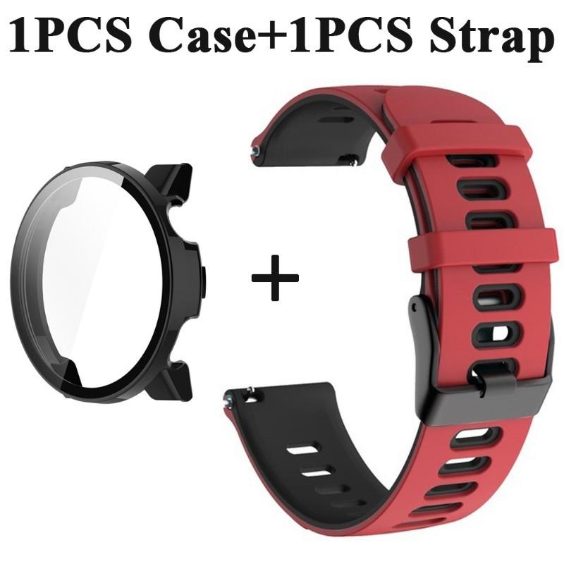 PC Case Cover + WatchBand for Coros Pace 3 2 Pro Soft Wristbands for COROS PACE Pro Replacement Shell Strap Sports Silicone Watch