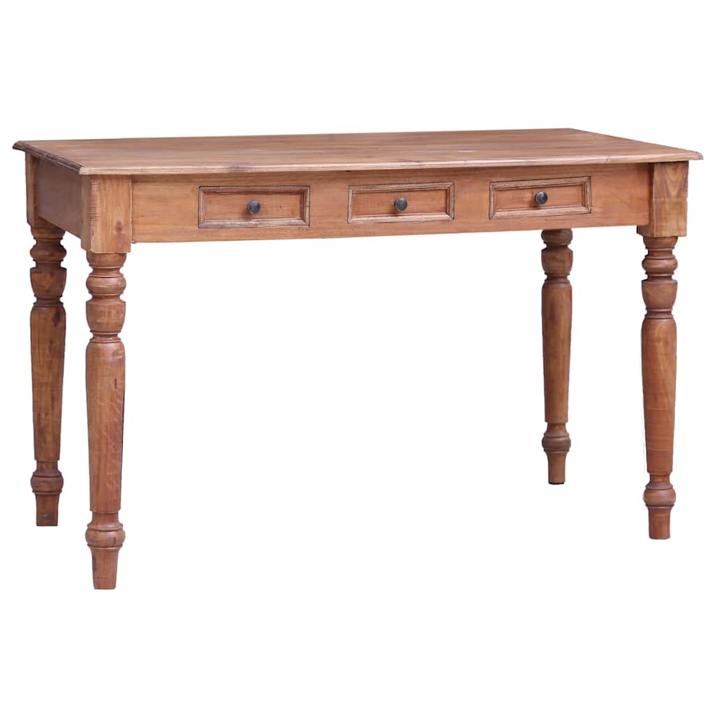 Desk with Drawers 117x57x75 cm Reclaimed Solid Wood