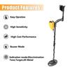 Metal Detector High Sensitivity Durable Precise Handheld Metal Search Detector for Outdoor