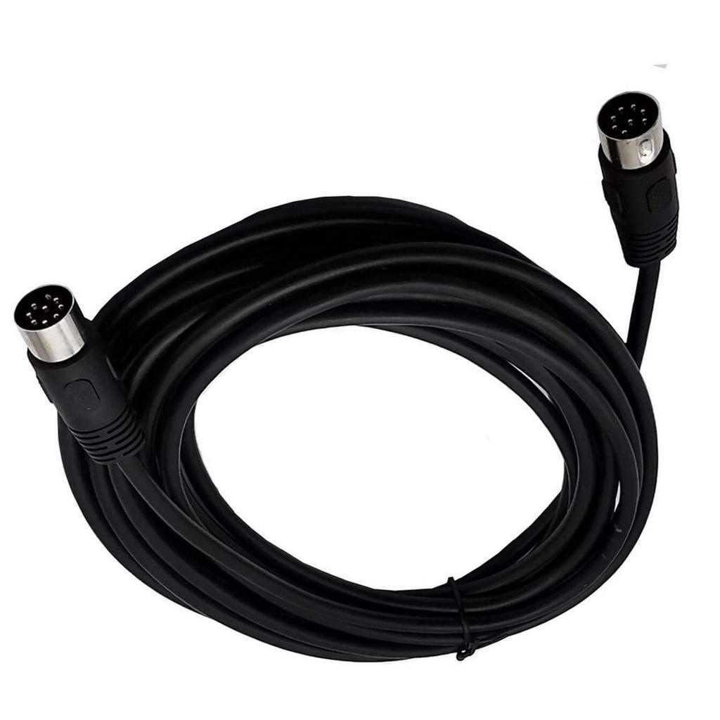 Rosebe DIN Connector Male To Male MIDI Cable Compatible with DIN Speaker MIDI Extension Cable 8-Pin 8-Pin (3m) 8-PIN Cables,