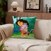 Kids Dora the Explorer Cushion Cover Cushion Cover Set 4Pcs 50x50 45x45 40x40 Pillowcase Decorative Sofa Home Decor