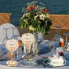 Mini Crystal Candlestick Metal Craft Candelabra Golden Crystal Bowl Candle Holders  Home Wedding
