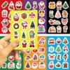 8 Santa Claus Collage Hand-on DIY Decoration Handbook Mobile Phone Case Decoration Party Waterproof Stickers