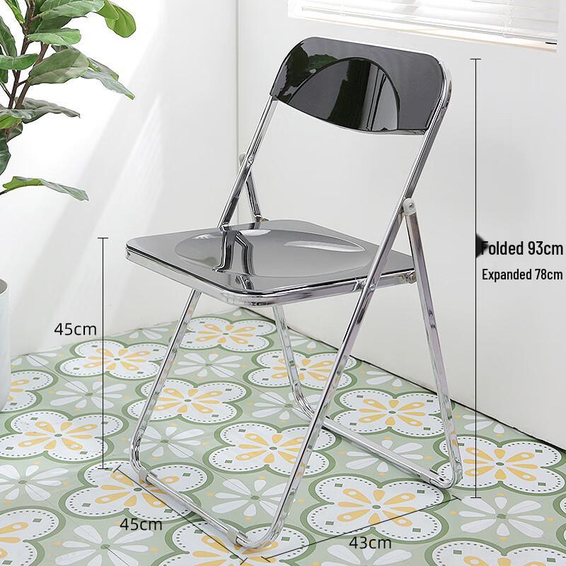 Прозрачный акриловый складной стул Lubangxiong