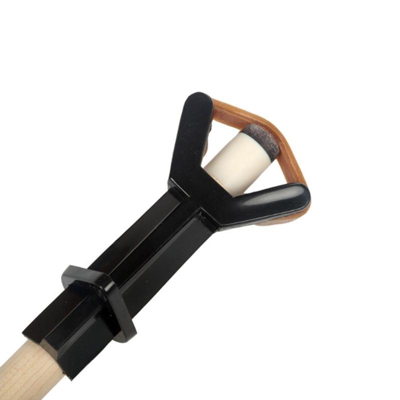 Pool Cue Tip Clamps Plastic Billiards Cue Tip Fastener Snooker Cue Tip Clamps Repair Head Clip Press Billiard Cue Tool