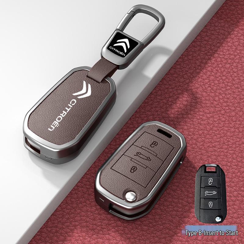 Чехол и пряжка для автомобильного ключа для моделей Citroen C3XR, C4L, Tianyi, C5, C4 Sega, Elysee, C6