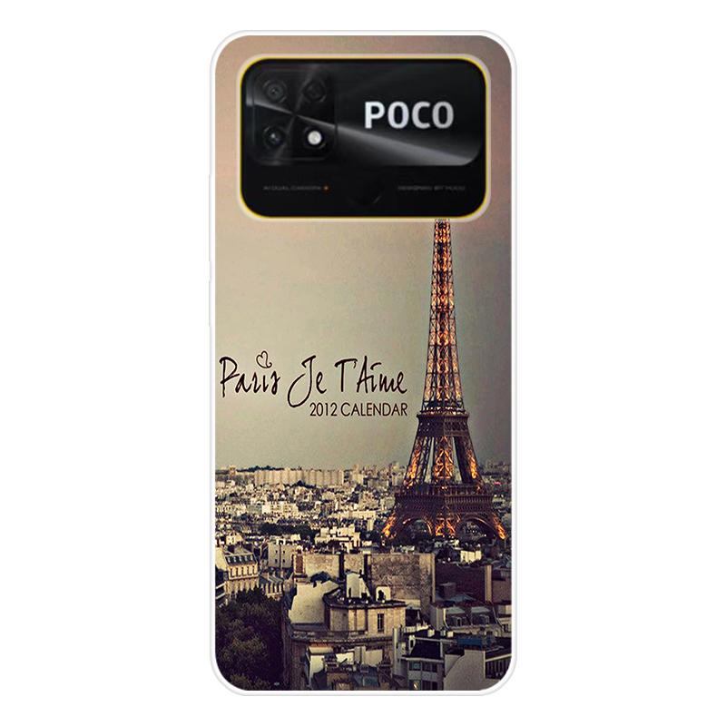 Для Xiaomi Poco C40 C 40 Чехол Мягкая силиконовая задняя крышка Мультяшный чехол для телефона Разнообразие