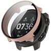 Glass Film with PC Shell for Suunto RUN All-around Bumper Anti-scratch Protective Cover + Screen Protector for Suunto Vertical