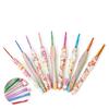9PCS Crochet Hooks Set MultiColor Ergonomic Crochet Hooks Crochet Lovers Gift