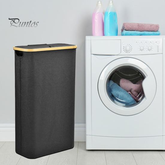 Корзина для белья с пылезащитной крышкой, складная конструкция, большая вместимость, водонепроницаемая корзина для грязной одежды, органайзер для хранения игрушек, одеял