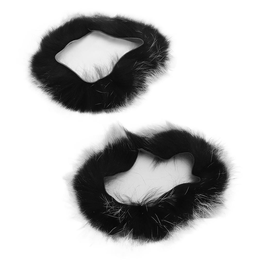 Одна пара глушителей тетивы из кроличьего волоса, амортизаторы тетивы для традиционной охоты, серые