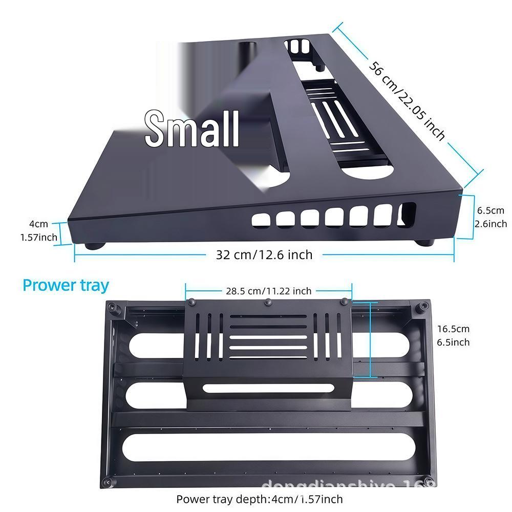 Улучшенная педальная доска для эффектов электрогитары со стойкой - Аксессуар для гитарного инструмента