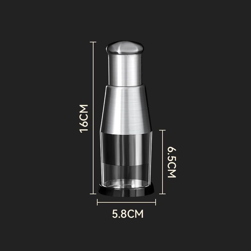 1 шт. Многофункциональный ручной пресс для резки продуктов, измельчитель лука, орехов, мясорубка, ручной безопасный и эффективный измельчитель фруктов и овощей, кухонный инструмент