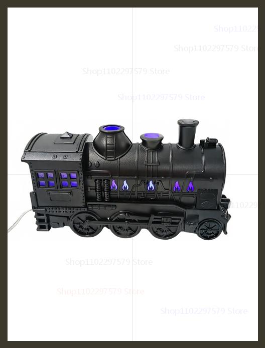 Модель поезда Увлажнитель воздуха с пультом дистанционного управления Распыление дымового кольца Очищает воздух Домашний офис Декор Подарок Аромадиффузор Атомайзер